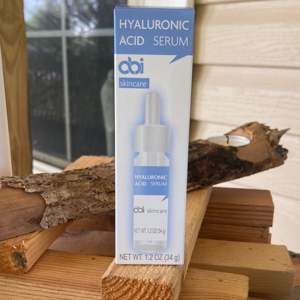 New hyaluronic acid serum.